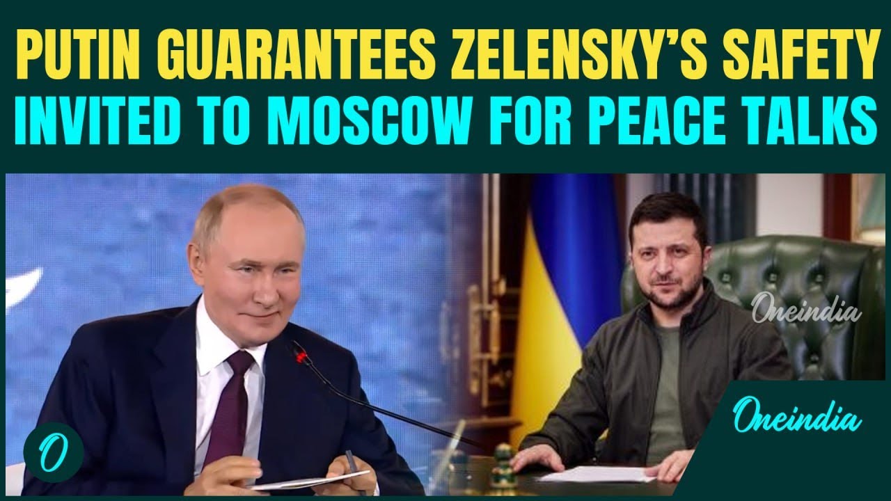 Putin Offers ‘100% Safety’ for Zelenskiy in Moscow Peace Talks Amid Ongoing Tensions