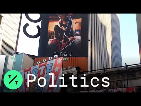 Election Day Showdown: Shirtless Candidates Clash on NYC Billboards