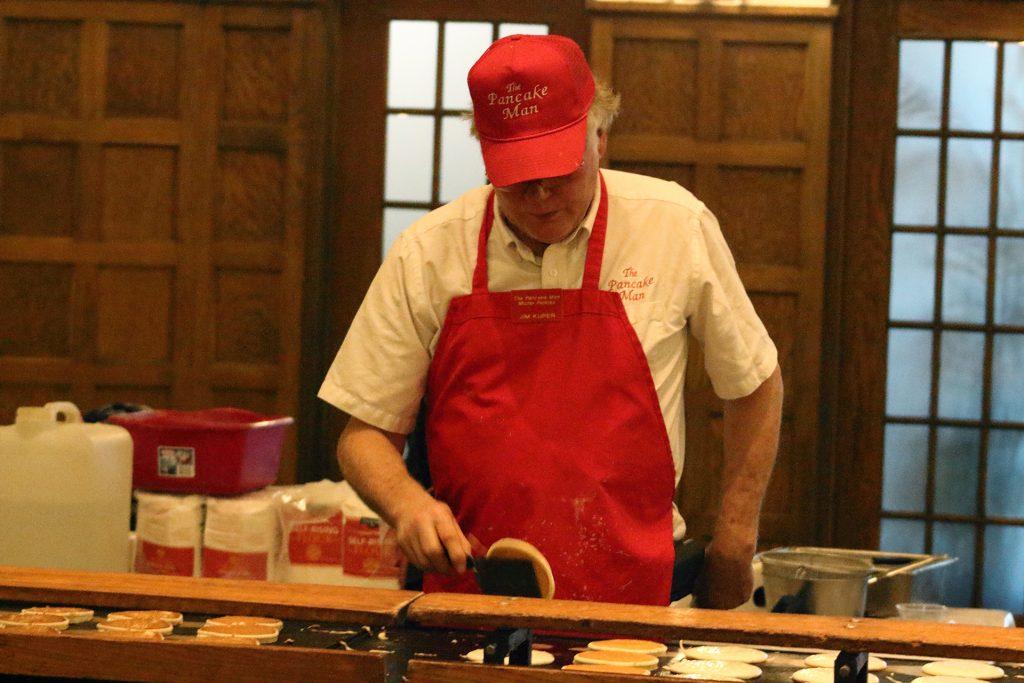University of Iowa Students Showcase Entertaining Pancake Flipping Tradition