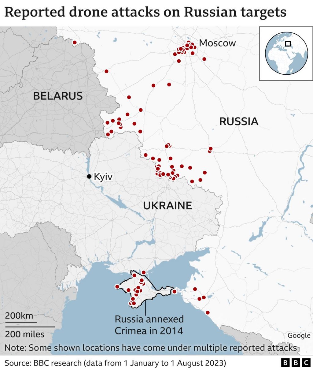 Russia Thwarts Massive Ukrainian Drone Plot Targeting Military Installations